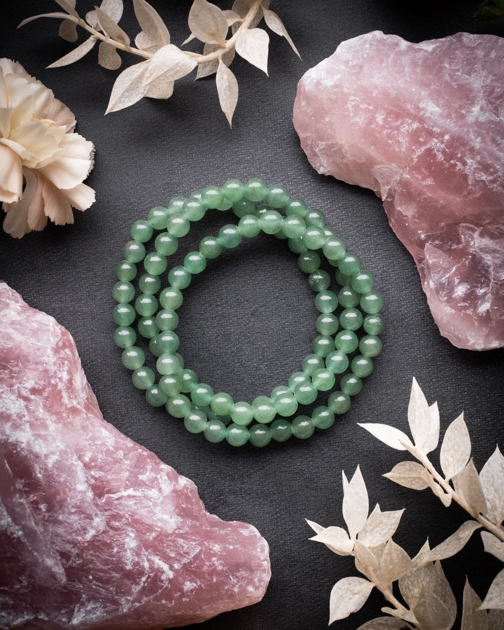 Natural Green Aventurine Luck & Prosperity Bracelet - Rudraksham0mNatural Green Aventurine Luck & Prosperity BraceletRudraksham0m