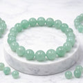 Natural Green Aventurine Luck & Prosperity Bracelet - Rudraksham0mNatural Green Aventurine Luck & Prosperity BraceletRudraksham0m