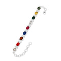 Navratan Nine Gemstone Astrological Bracelet - Rudraksham0mNavratan Nine Gemstone Astrological BraceletRudraksham0m